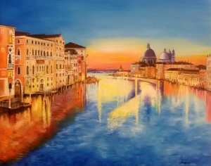 Sunset on the Grand Canal
